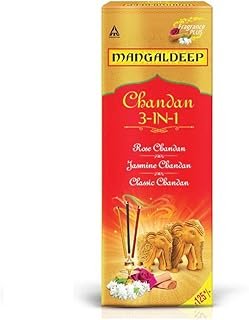 Mangaldeep 3-in-1 Agarbatti (226g)