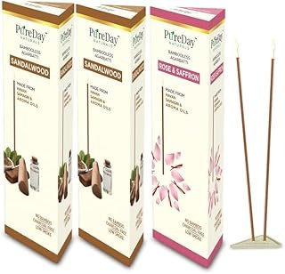 PureDay Sandalwood & Rose Dhoop (200 Sticks)