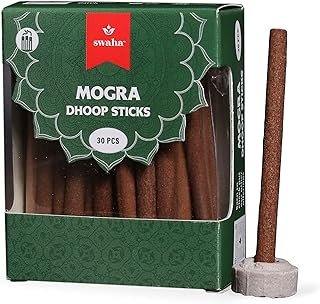 Swaha Mogra Cylindrical Dhoop (30 Sticks)